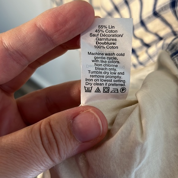 Madewell shift dress size small sleeveless grid print lined with pockets - Picture 11 of 11